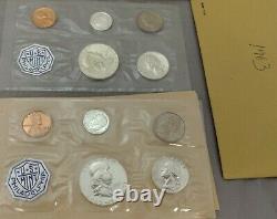 Proof Set Lot 1962 1963 1964 Silver Quarter Half Dollar Some withEnvelopes +1968