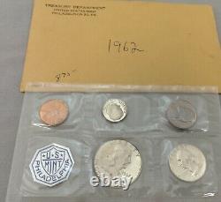 Proof Set Lot 1962 1963 1964 Silver Quarter Half Dollar Some withEnvelopes +1968