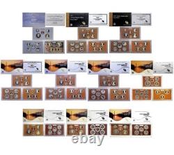 Proof Sets 2010 2019 Uncirculated United States Mint Proof Set Lot In OGP W COA