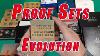 Proof Sets Evolution