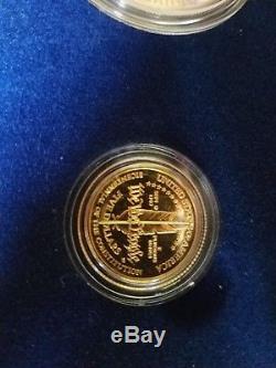 Proof U. S. Const 2 Coin Set, 1987- Gold $5 Half Eagle and Silver $1.00 hoolieguy