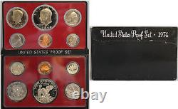 Proof set 1970 1979 Proof set run 10 box lot US MINT (OGP) 57 Coins