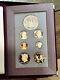 Rare 1996 S Prestige Proof Set 90% Silver Dollar. 7 Coins Withcoa