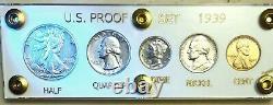 Rare 1939 U. S. Mint Set, set In Proof Set Capital Holder, VERY FEW TO FIND