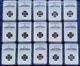 Roosevelt Dimes 15 Piece Silver Proof Set 1950-1964 Ngc Pf67 Withbox