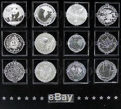Royal Mint 2012 The Fabulous 12 Silver Proof Collection 12 Coin Deluxe Cased Set