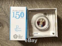 Royal Mint 2016 Peter Rabbit Beatrix Potter 50p Silver Proof Coins set of 4 COA