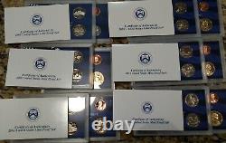 Run of'blue box' Proof Sets 1999 2000 2001 2002 2003 2004 2005 2006 2007 2008