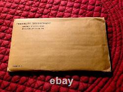 SEALED 1956 U. S. Proof Set. SILVER 50c, 25c, 10c