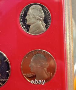SEE Video! 1981-S TYPE 2 Proof Set ALL DEEP CAMEOS ALL CLEAR S with Bulbous Serif