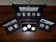 Silver Eagle Proof Sets Sets 2006, 2011, 2012-s, 2013-w Sets With Boxes & Coa's
