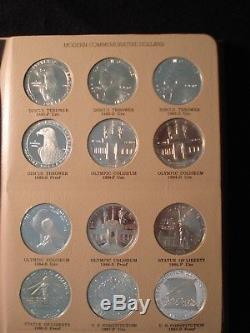 Set #1 Commemorative Bu/proof Silver Dollars 1983-1994-dansco Album