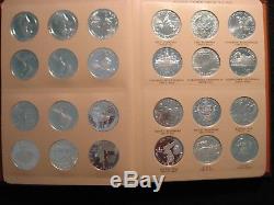 Set #1 Commemorative Bu/proof Silver Dollars 1983-1994-dansco Album