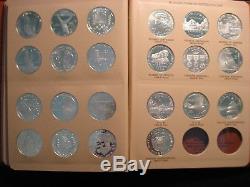 Set #1 Commemorative Bu/proof Silver Dollars 1983-1994-dansco Album