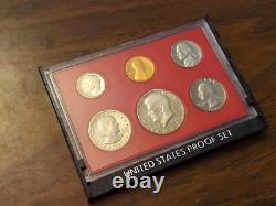 Set of 10 US Mint Proof Sets ('68,'69,'70,'71,'79,'80,'81,'88,'93,'95)