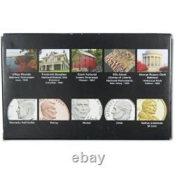 Silver Proof Set 2017 90% Silver Uncirculated 10 Coin Set OGP With COA