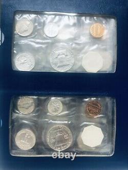 Silver Proof Set Collection 1957-1964 In Book Holder From Grandpa's Old Hoard