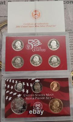 Silver Proof Sets 2000, 2001, 2002 TP-6711