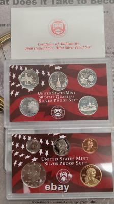 Silver Proof Sets 2000, 2001, 2002 TP-6711