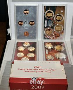 Silver Proof Sets for years 1999,2000 & 2002-2010. 11 years in total. FULL SETS