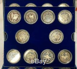 Silver Set UNICEF Year of the Child All Proof 30 Coins Original Case