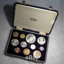 South Africa 1952 Long Proof Set Gold Full & 1/2 Sovereigns and Silver 5s