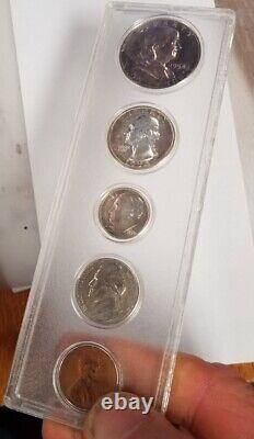 Ss0554pxspir U. S. Mint 5 Coin Year 1954 Mirror Finish Proof Set Toned Repack