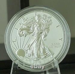 Super 2019 W Enhanced Reverse Proof Silver Eagle (Of Pride Of Two Nations Set)