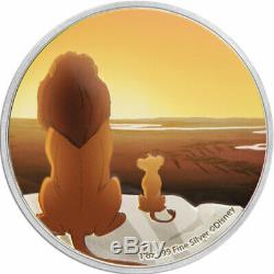 THE LION KING 4x1oz Proof Silver Coin Set