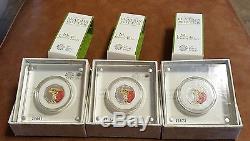 THE ROYAL MINT 2017 BEATRIX POTTER SILVER PROOF 50p FULL COIN SET 4 CHARACTERS