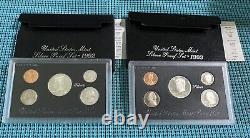 THIRTY-SEVEN (37) U. S. Mint SILVER PROOF sets 1959-1964 & 1992-2022
