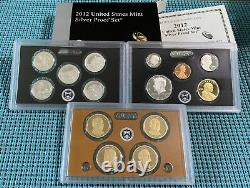 THIRTY-SEVEN (37) U. S. Mint SILVER PROOF sets 1959-1964 & 1992-2022