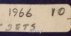 Ten (10) 1966 Sms Proof Sets Ten (10) 1966 Sms Proof Sets