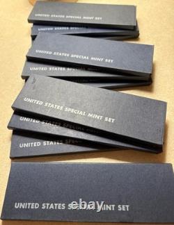 Ten (10) 1966 Sms Proof Sets