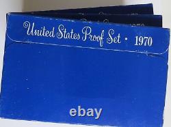 Ten 1970-S US Mint Proof Sets 10 Set Lot OGP