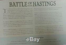 The Battle of HASTINGS Anniversary book set 12 silver proof 50p coins