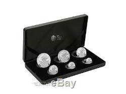 The Britannia Six Coin Proof Set Fine Silver UK United Kingdom 2015