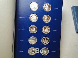 The Fifty-State Bicentennial Medal Collection Proof Set-52 oz Sterling Silver