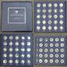 The Franklin Mint Fifty States Of The Union Series Sterling Silver Proof Set