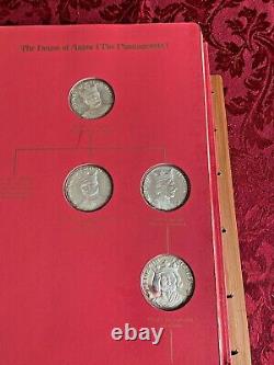 The Kings and Queens of England 1st Edition Sterling Silver Proof Set 43 coins