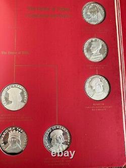 The Kings and Queens of England 1st Edition Sterling Silver Proof Set 43 coins