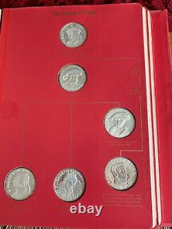 The Kings and Queens of England 1st Edition Sterling Silver Proof Set 43 coins