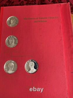 The Kings and Queens of England 1st Edition Sterling Silver Proof Set 43 coins