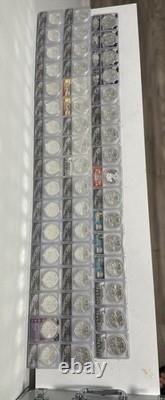 The Most Complete Set of ANACS American Silver Eagles You Will Ever Find! 50 Oz