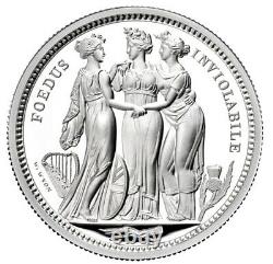 Three Graces 2020 Silver Proof £5 U. K. Coin (2oz.) Great Engravers Series