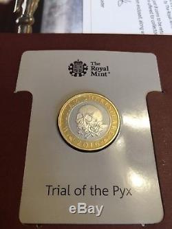 Trial Of The Pyx Shakespeare Set 3x Silver Proof £2 Coin. 1 Of 9 RARE