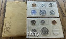 Two 1957 U. S. PROOF SETS In original U. S. Mint Philadelphia Sealed