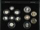 Uk 2009 12 Coin Silver Proof Year Set With Kew Gardens 50 Pence Complete