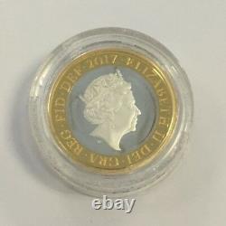 UK 2017 United Kingdom Silver Proof Piedfort Coin Set Royal Mint Ref PGA