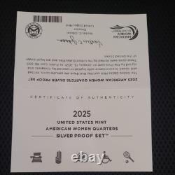 USA 2025S American Women Silver Proof Set Cameo Quality & Final Series Year
